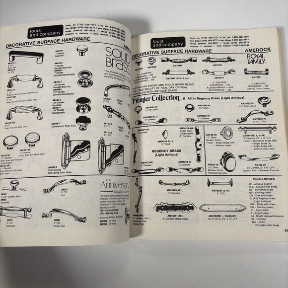 louis and company catalog 1989 hardware woodworking Vintage Hinge Kitchen Tools - Picture 9 of 13